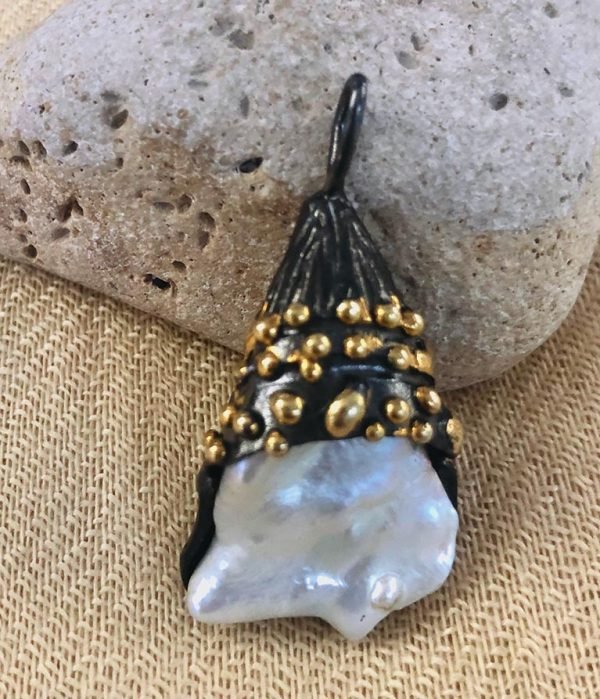 925 pearl pendant for women
