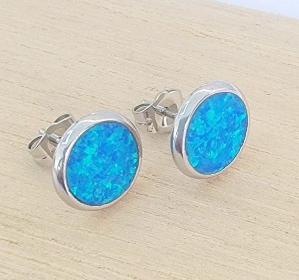 Sterling Silver 925 Opal Earring - Image 2