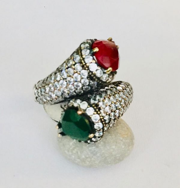 ottoman vintage silver ring
