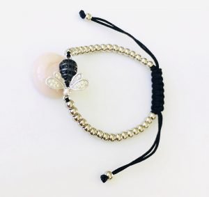 316 stainless steel bangle bee figure