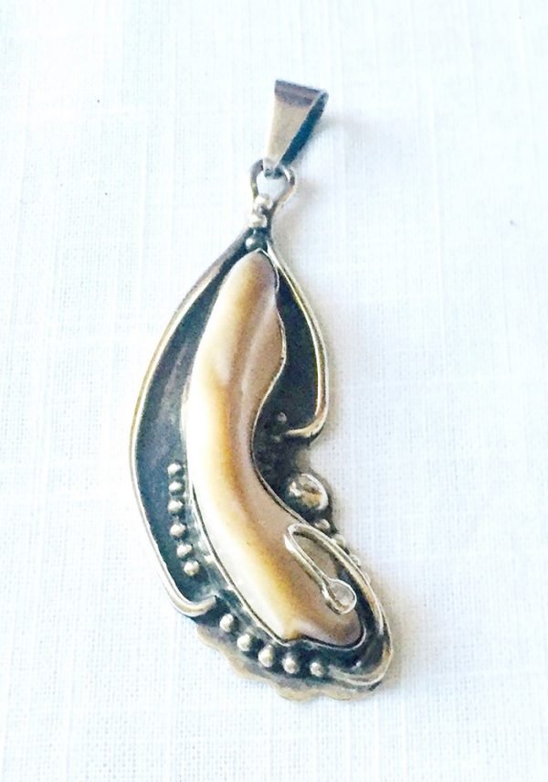 Baroque Pearl Pendant Sterling Silver 925