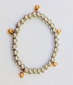 316 stainless steel bangle in the grey background