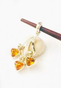 turkish made silver pendant height 1.5 inches X width: .80 inches