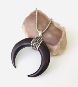 horn beads for men stainless steel made