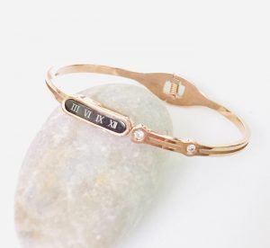 rectangle stainless steel bracelet for women