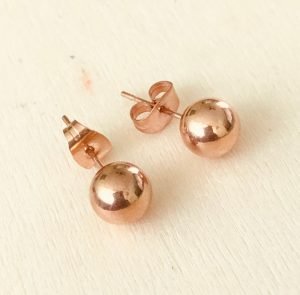 Gold Rose Earring Stainless Steel