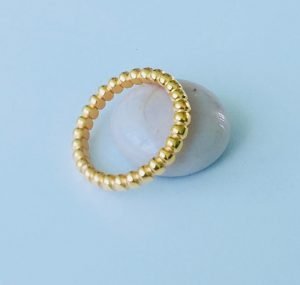 gold plated stainless steel ring for men and women