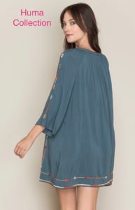 backside of the short dress