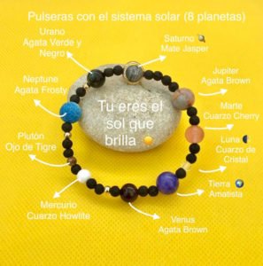 meaning of 9 planets on a bracelet with stones