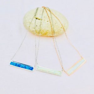 there different opal stone necklaces