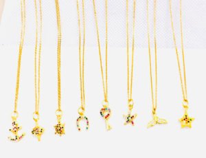 necklaces in different shapes