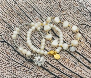 three kinds of baroque pearls bracelets