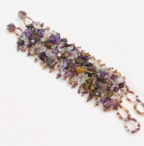 an amaethyst stone bracelet