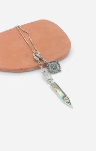 Charm Necklace Silver Made