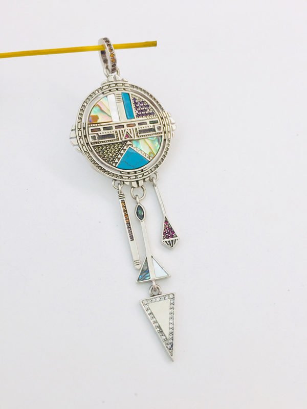 dream catcher holding by a stick