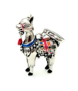 llama pendant necklace from Bolivia