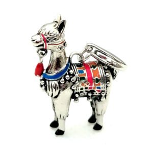 llama pendant necklace from Bolivia