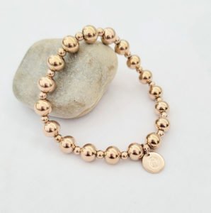 gold rose bracelet