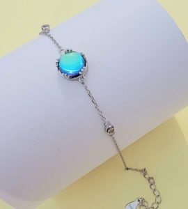 blue aurora borealis bracelet