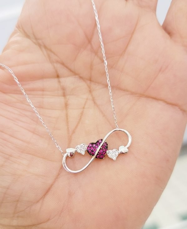 Sterling Silver Infinity Symbol Necklace - Image 3
