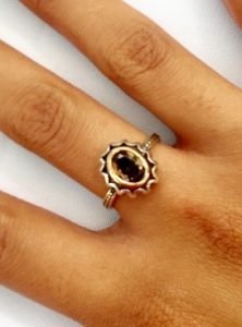 sultanite ring sterling silver 925