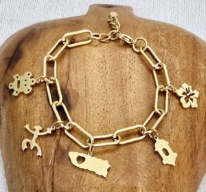 Puerto Rico Charm Bracelet