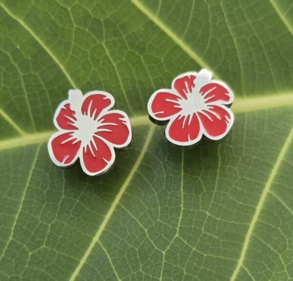 Maga or Amapola Flower Earring - Image 2