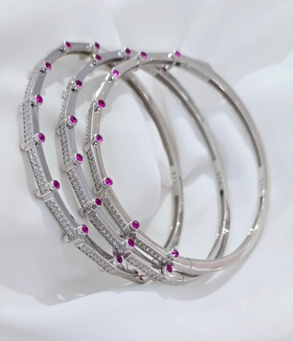 Lab-Created Rubi Bracelet Sterling Silver 925