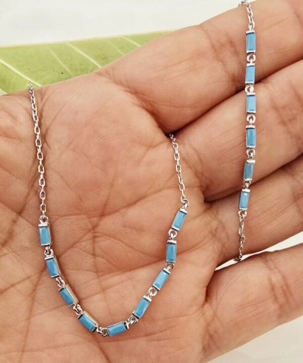 Sterling Silver Set Bracelet and Necklace - Image 6