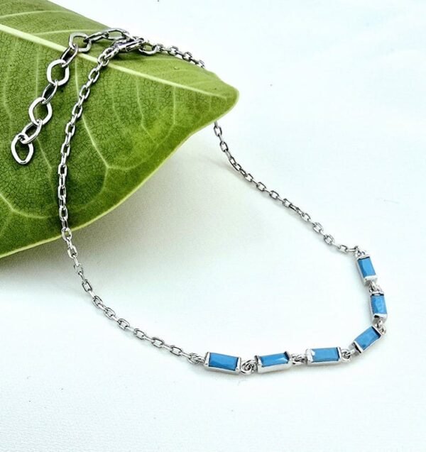 Sterling Silver Set Bracelet and Necklace - Image 5