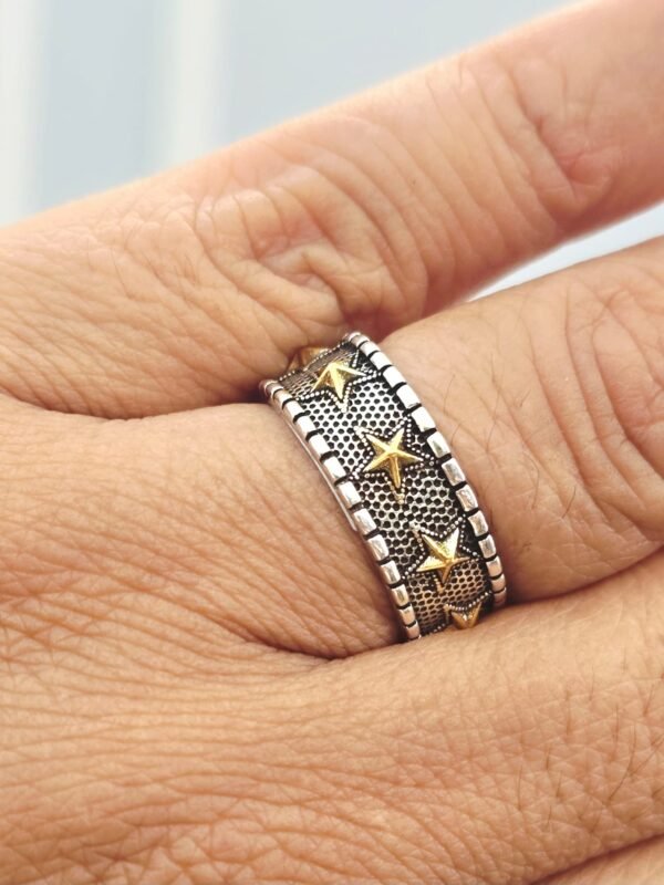 Sterling Silver Adjustable Star Ring