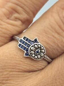 Adorable Hamsa Hand Ring