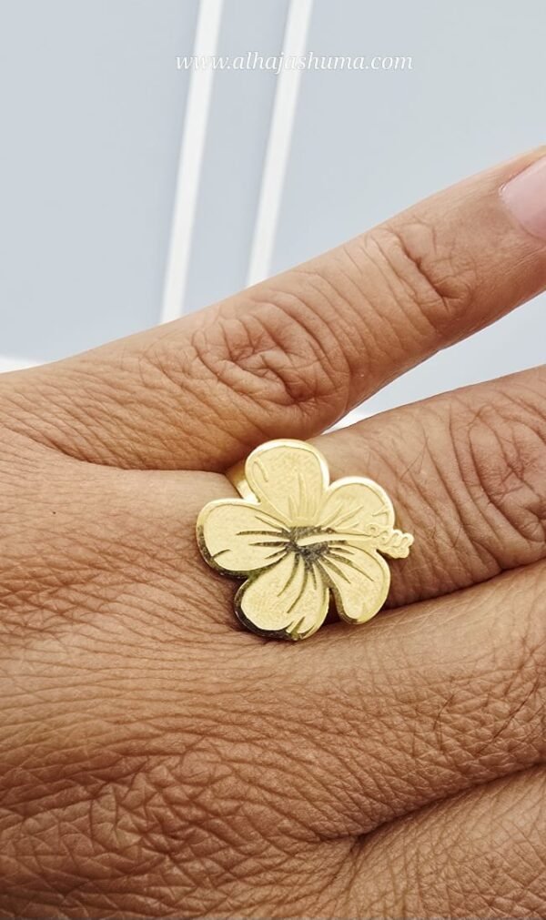 Maga or Amapola Flower Free Size Ring - Image 3