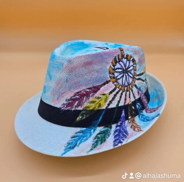 Dream Catcher Coqui Hand Painted Hat - Image 5