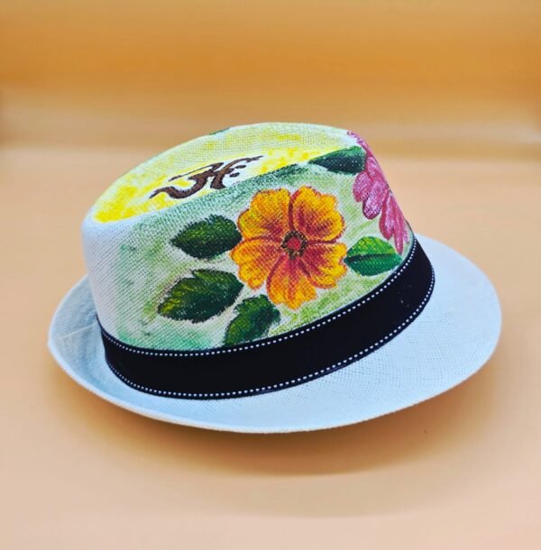 Maga Flower Coqui Taino Fedora Hat
