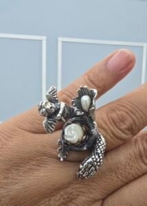 Sterling Silver 925 #7.5 Ring for Woman.