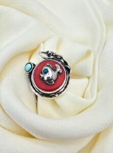 Ocean diver free size ring for woman